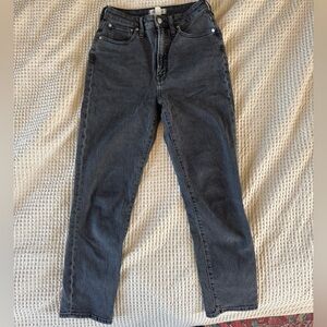 MADEWELL curvy perfect vintage jeans